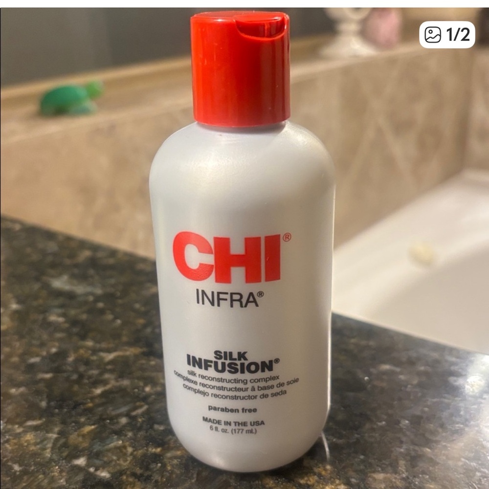 Infra Silk Infusion Hair Treatment - Red and White